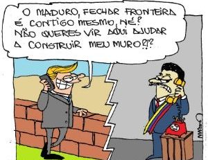 Donald Trump - Nicolas Maduro - charge-sonego-1-omdn-omundodosnegocios