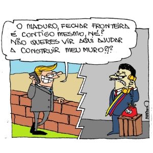 Donald Trump - Nicolas Maduro - charge-sonego-1-omdn-omundodosnegocios