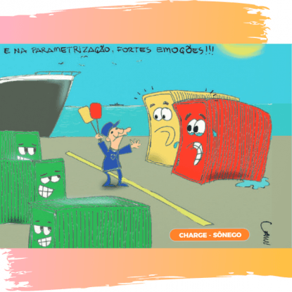 Charge do Marcos Sônego, Parametrização, OMDN, O Mundo dos Negócios