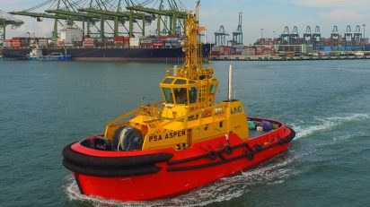 Primeiro rebocador movido a GNL entre em atividade em Singapura, OMDN, O Mundo dos Negócios