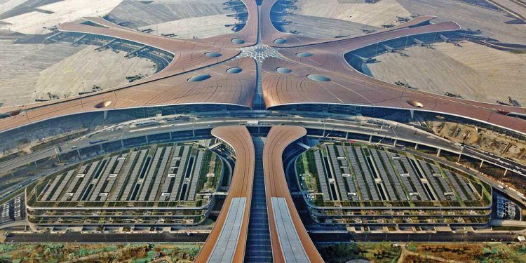 Chega o dia da inauguração do novo mega-aeroporto de Pequim , OMDN, O Mundo dos Negócios