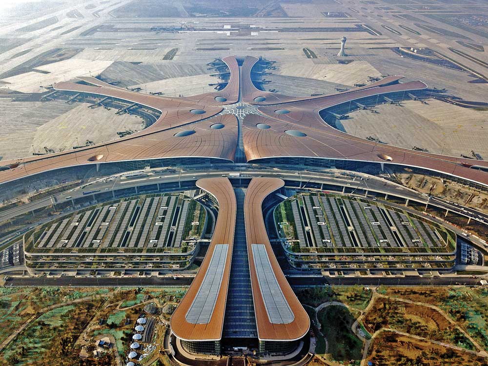 Chega o dia da inauguração do novo mega-aeroporto de Pequim , OMDN, O Mundo dos Negócios