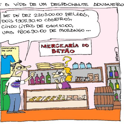 Charge, Marcos Sônego, Despachante Aduaneiro, OMDN, O Mundo dos Negócios