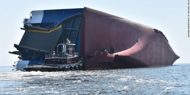 Porto de Brunswick é reaberto após acidente com navio Ro-Ro, OMDN, O Mundo dos Negócios