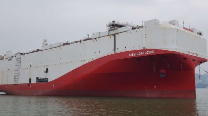 Maiores navios Ro-Ro do mundo, movidos a GNL, são entregues, OMDN, O Mundo dos Negócios