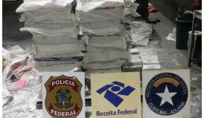 Receita Federal apreende mais de uma tonelada de cocaína, OMDN, O Mundo dos Negócios