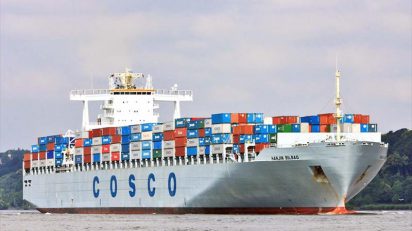 Containers pegam fogo em navio da Cosco Shipping, OMDN, O Mundo dos Negócios