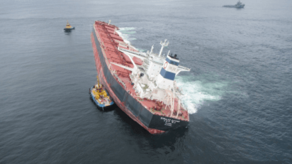 Remoção de óleo do Stella Banner começará em 12 de março, OMDN, O Mundo dos Negócios