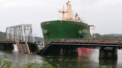 Navio colide em ponte ferroviária no Canal do Panamá_OMDN_O Mundo dos Negócios_JCAncon