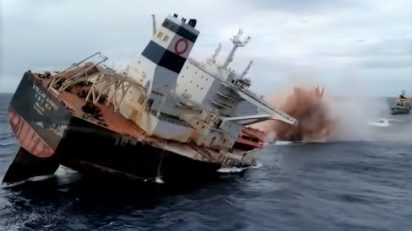 Vídeos mostram momento em que Stellar Banner é afundado_OMDN_O Mundo dos Negócios