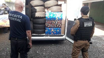 Alfândega em Foz do Iguaçu destina veículos e pneus a prefeituras brasileiras_OMDN_O Mundo dos Negócios_Receita