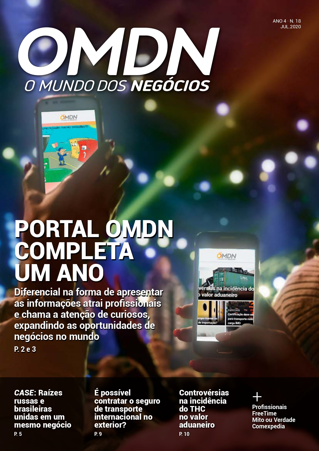 Capa Revista OMDN 18 - O MUNDO DOS NEGÓCIOS