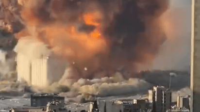 Explosões provocam destruição em área portuária de Beirute_OMDN_o mundo dos negocios