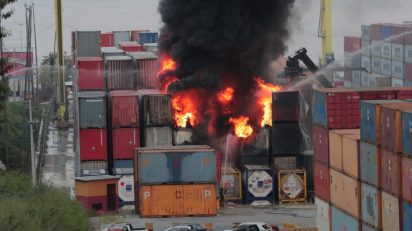 Incêndio no Porto de Manaus