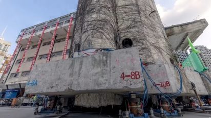 Vídeo Na China, pernas robóticas fazem edifício ‘caminhar’_OMDN_O Mundo dos Negócios